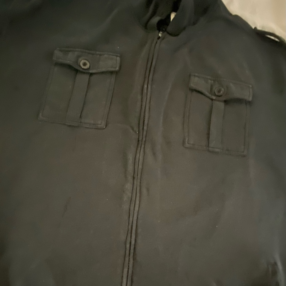True Nation Mens Big & Tall black hoodie, size 5XL